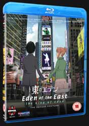 Eden Of The East Movie 1 The King Of Eden Air Communication Blu Ray Review