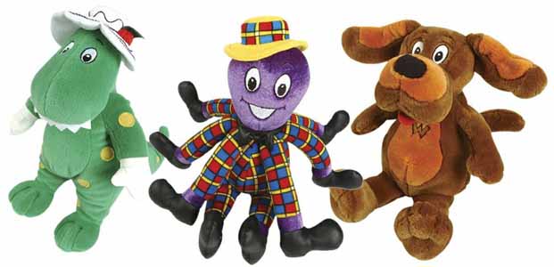 the wiggles plush dolls